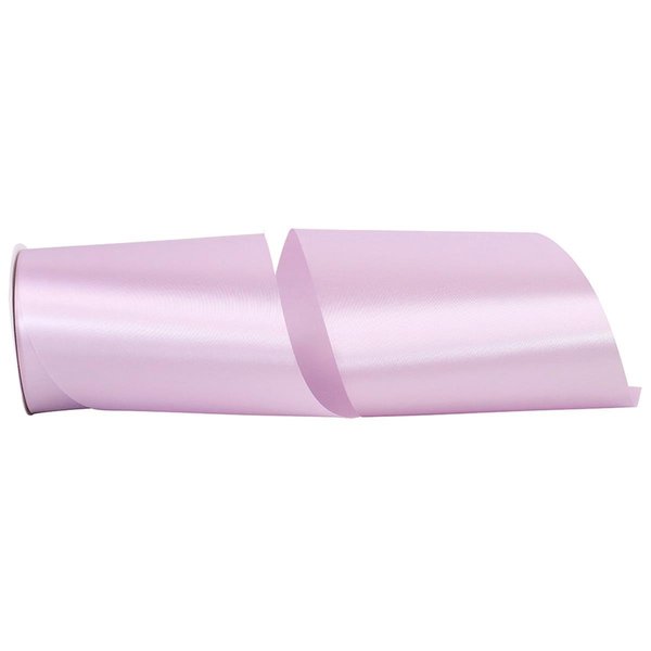 Reliant Ribbon 6 in. 50 Yards Single Face Satin Allure Ribbon, Light Orchid 4700-430-25K